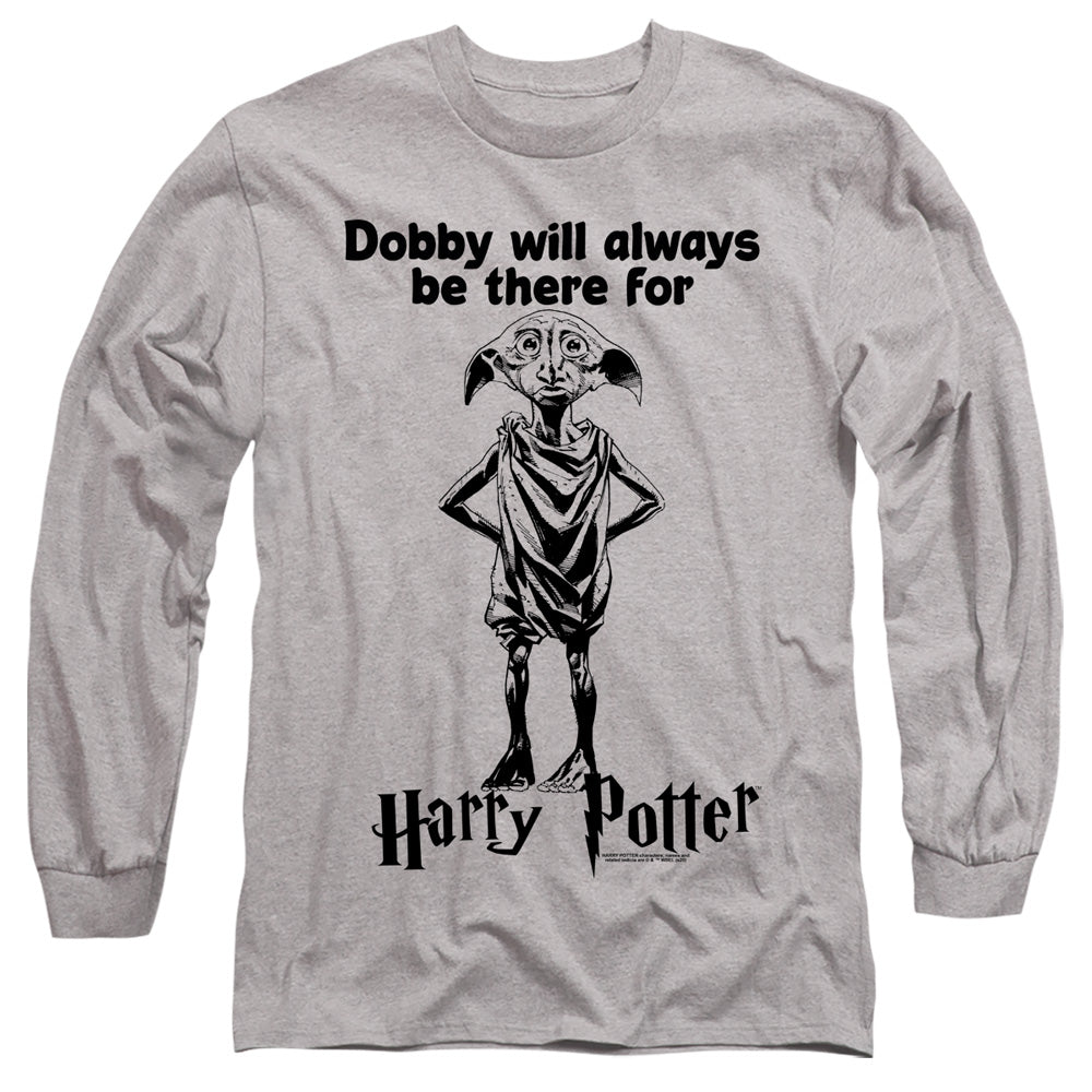 AN OFFCIALLY LICENSED HARRY POTTER ALWAYS BE THERE MEN'S LONG SLEEVE T-SHIRT ATHLETIC HEATHER