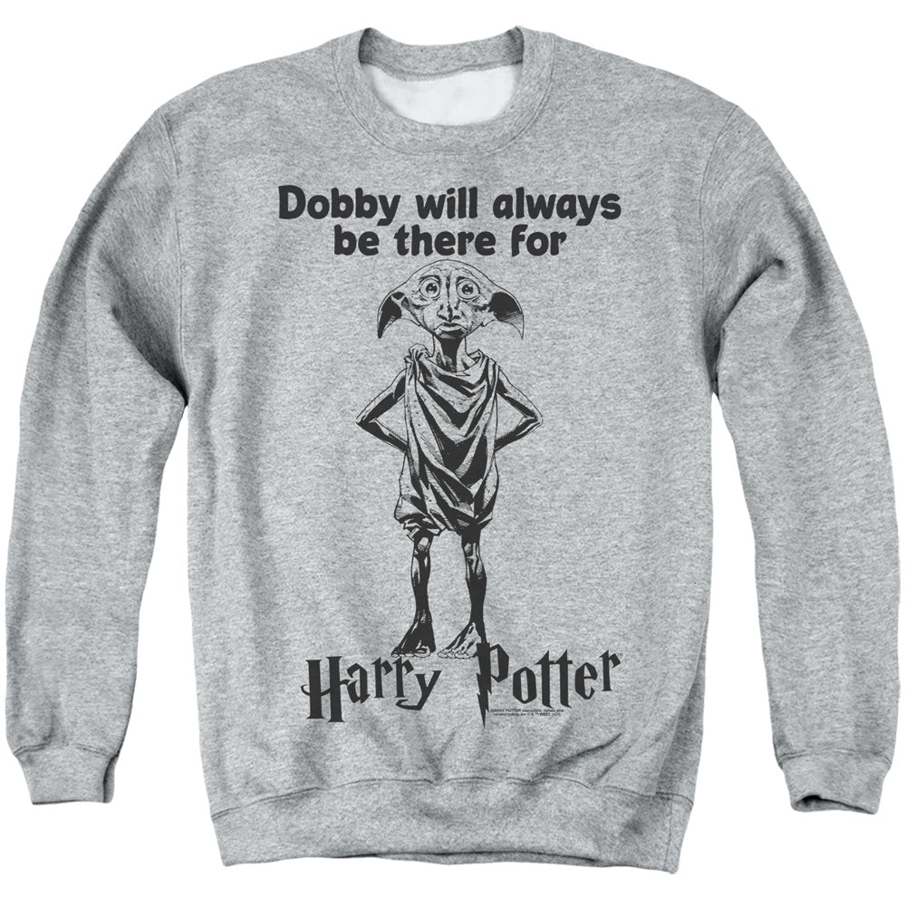 AN OFFCIALLY LICENSED HARRY POTTER ALWAYS BE THERE ADULT UNISEX CREWNECK SWEATSHIRT ATHLETIC HEATHER