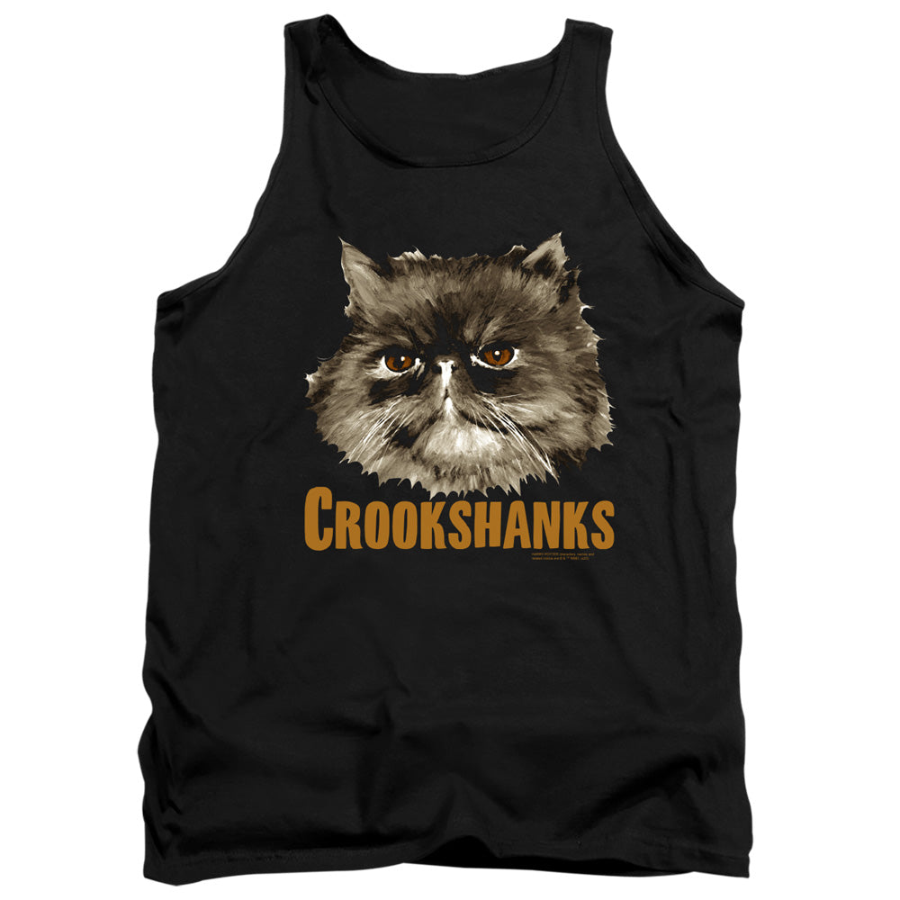 AN OFFCIALLY LICENSED HARRY POTTER CROOKSHANKS ADULT UNISEX TANK TOP BLACK