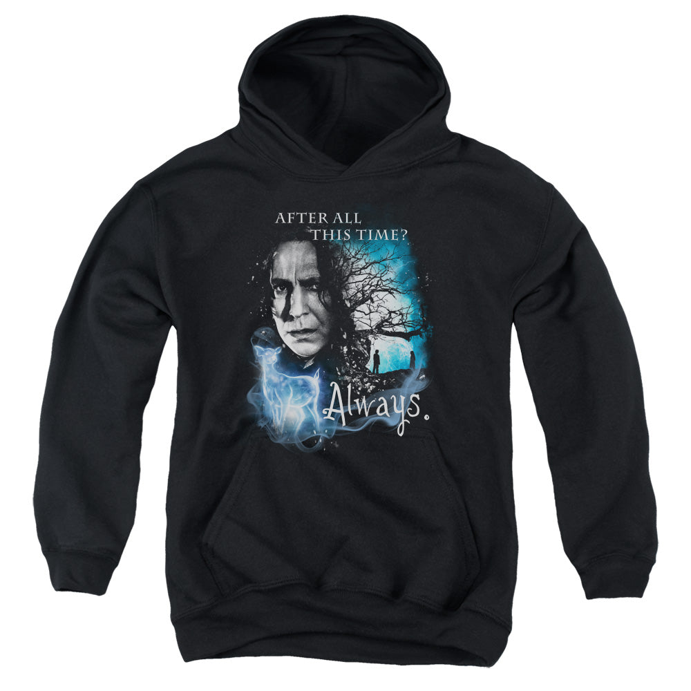 AN OFFCIALLY LICENSED HARRY POTTER ALWAYS YOUTH HOODIE BLACK