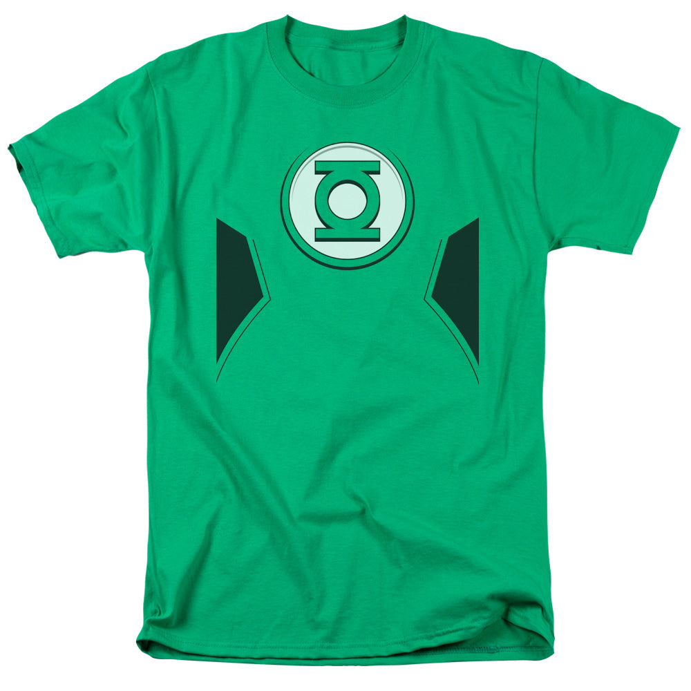 AN OFFCIALLY LICENSED JLA NEW GL UNIFORM MEN'S REGULAR FIT T-SHIRT KELLY GREEN
