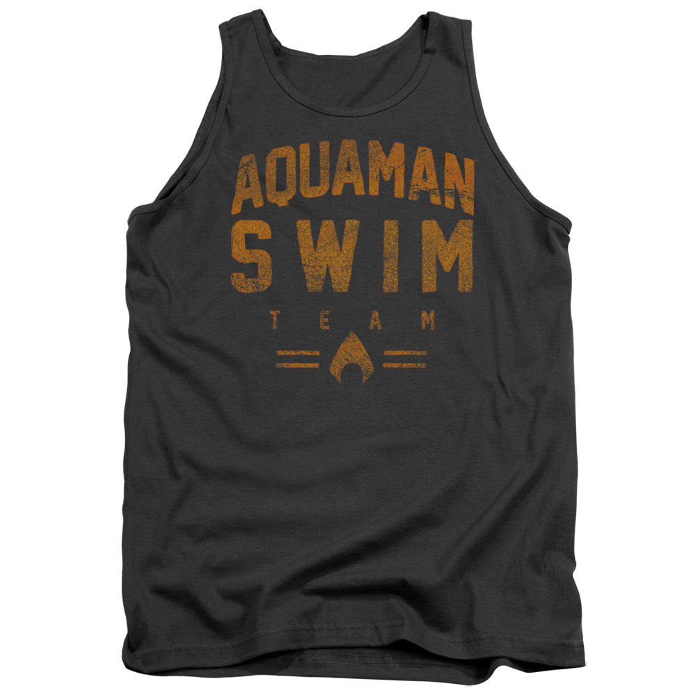 AN OFFCIALLY LICENSED JLA SWIN TEAM ADULT UNISEX TANK TOP CHARCOAL