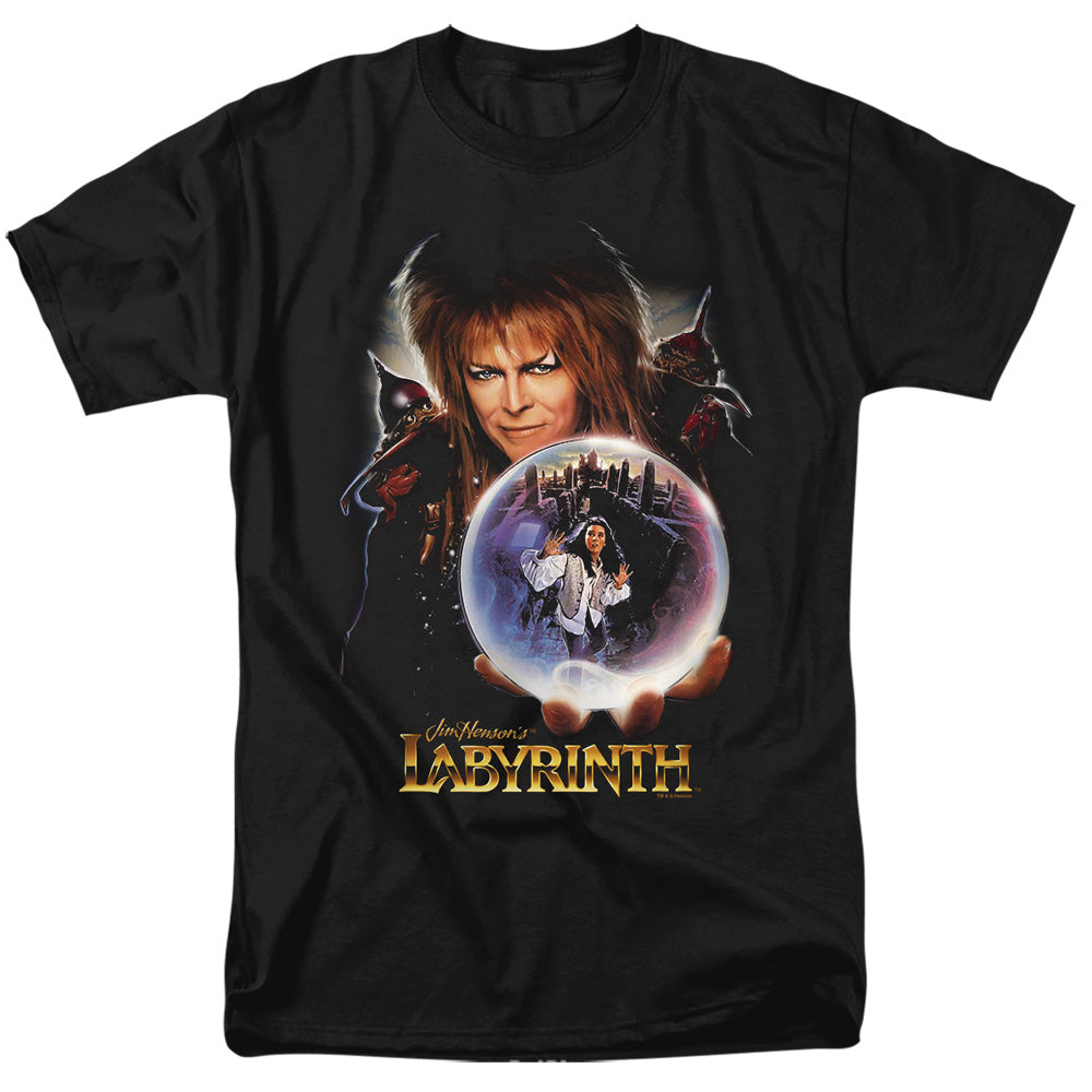 AN OFFCIALLY LICENSED LABYRINTH I HAVE A GIFT MEN'S REGULAR FIT T-SHIRT BLACK