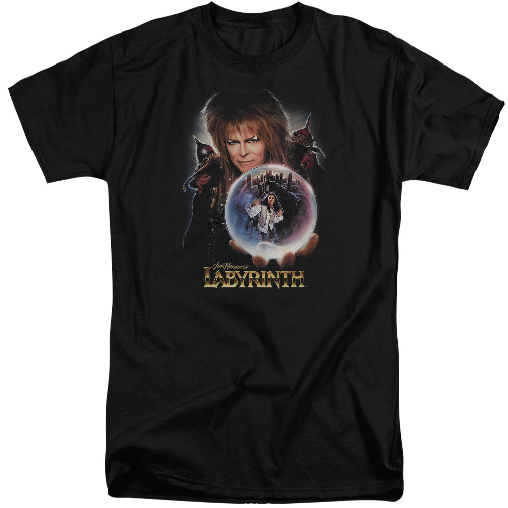 AN OFFCIALLY LICENSED LABYRINTH I HAVE A GIFT MEN'S TALL FIT T-SHIRT BLACK