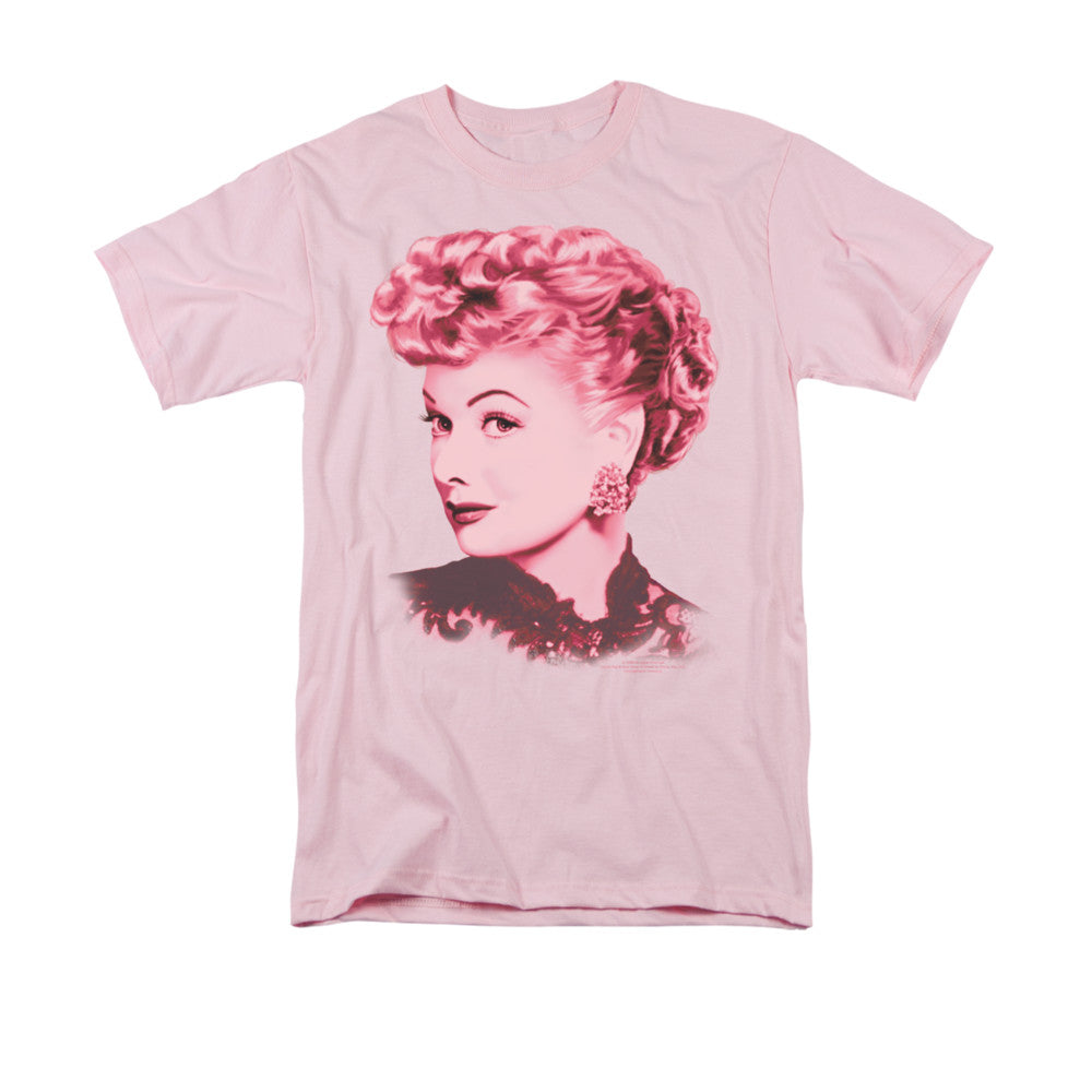 AN OFFCIALLY LICENSED LUCY BEAUTIFUL MEN'S REGULAR FIT T-SHIRT PINK