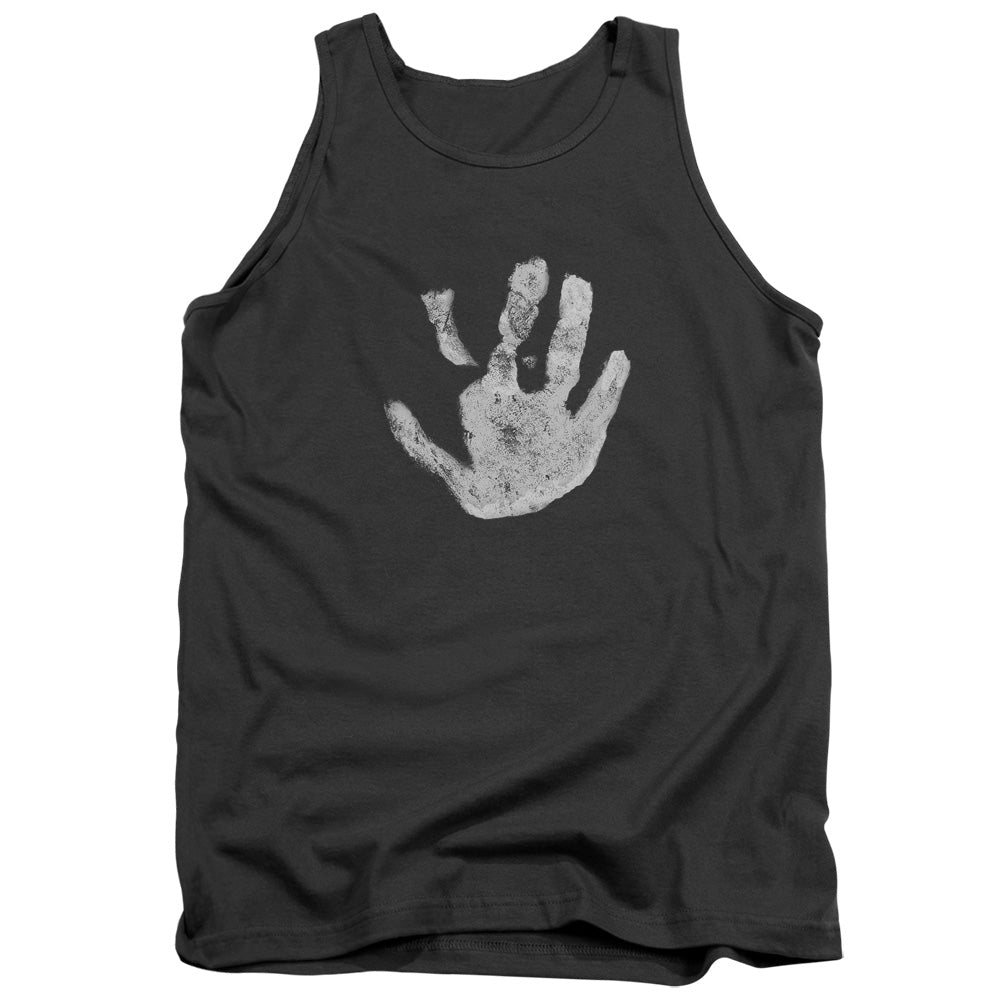 AN OFFCIALLY LICENSED LOR WHITE HAND ADULT UNISEX TANK TOP CHARCOAL