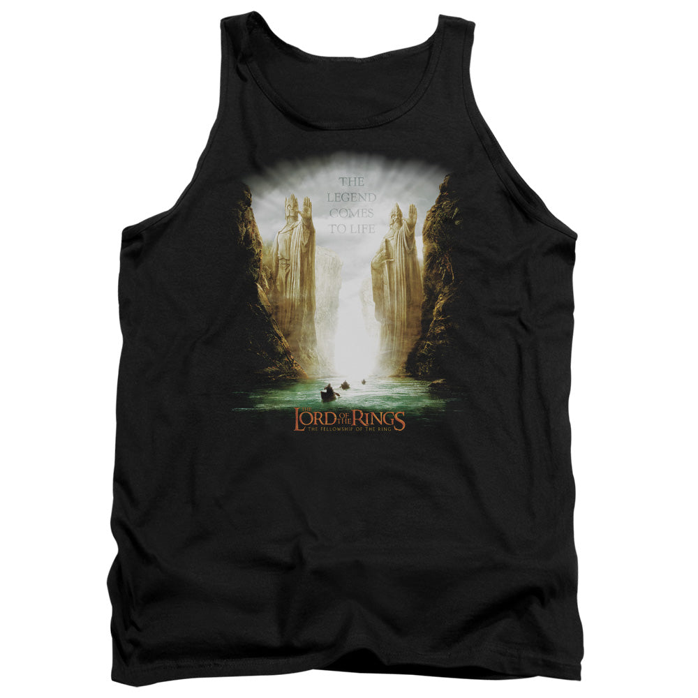 AN OFFCIALLY LICENSED LOR KINGS OF OLD ADULT UNISEX TANK TOP BLACK