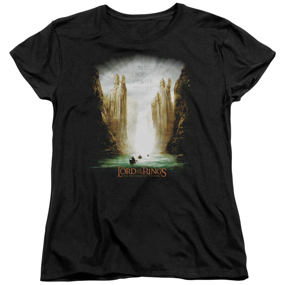 AN OFFCIALLY LICENSED LOR KINGS OF OLD WOMEN'S REGULAR FIT T-SHIRT BLACK