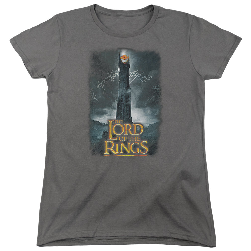 AN OFFCIALLY LICENSED LOR ALWAYS WATCHING WOMEN'S REGULAR FIT T-SHIRT CHARCOAL