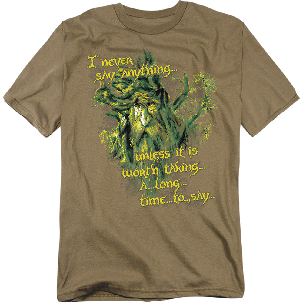 AN OFFCIALLY LICENSED LOR SLOW TALKER MEN'S REGULAR FIT T-SHIRT SAFARI GREEN