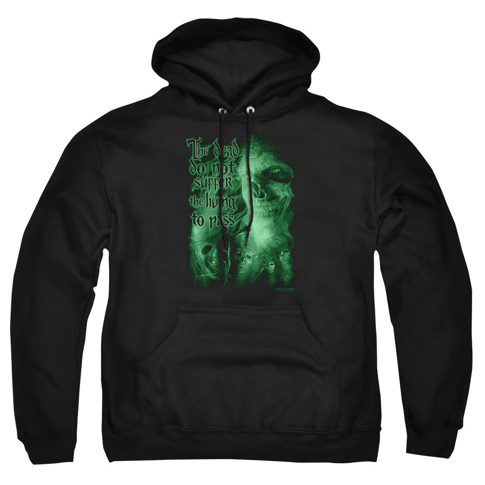 AN OFFCIALLY LICENSED LOR KING OF THE DEAD ADULT UNISEX PULLOVER HOODIE BLACK