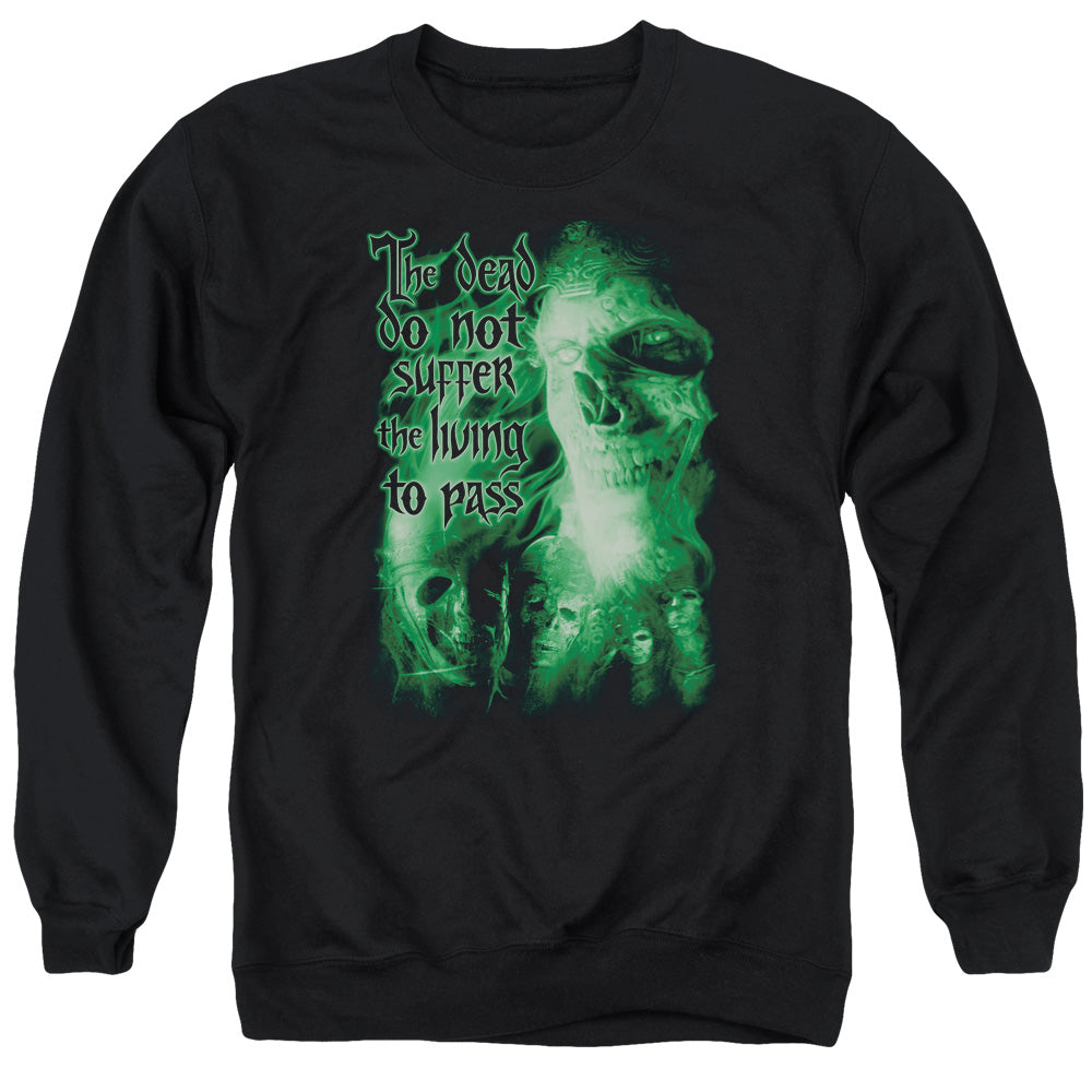 AN OFFCIALLY LICENSED LOR KING OF THE DEAD ADULT UNISEX CREWNECK SWEATSHIRT BLACK