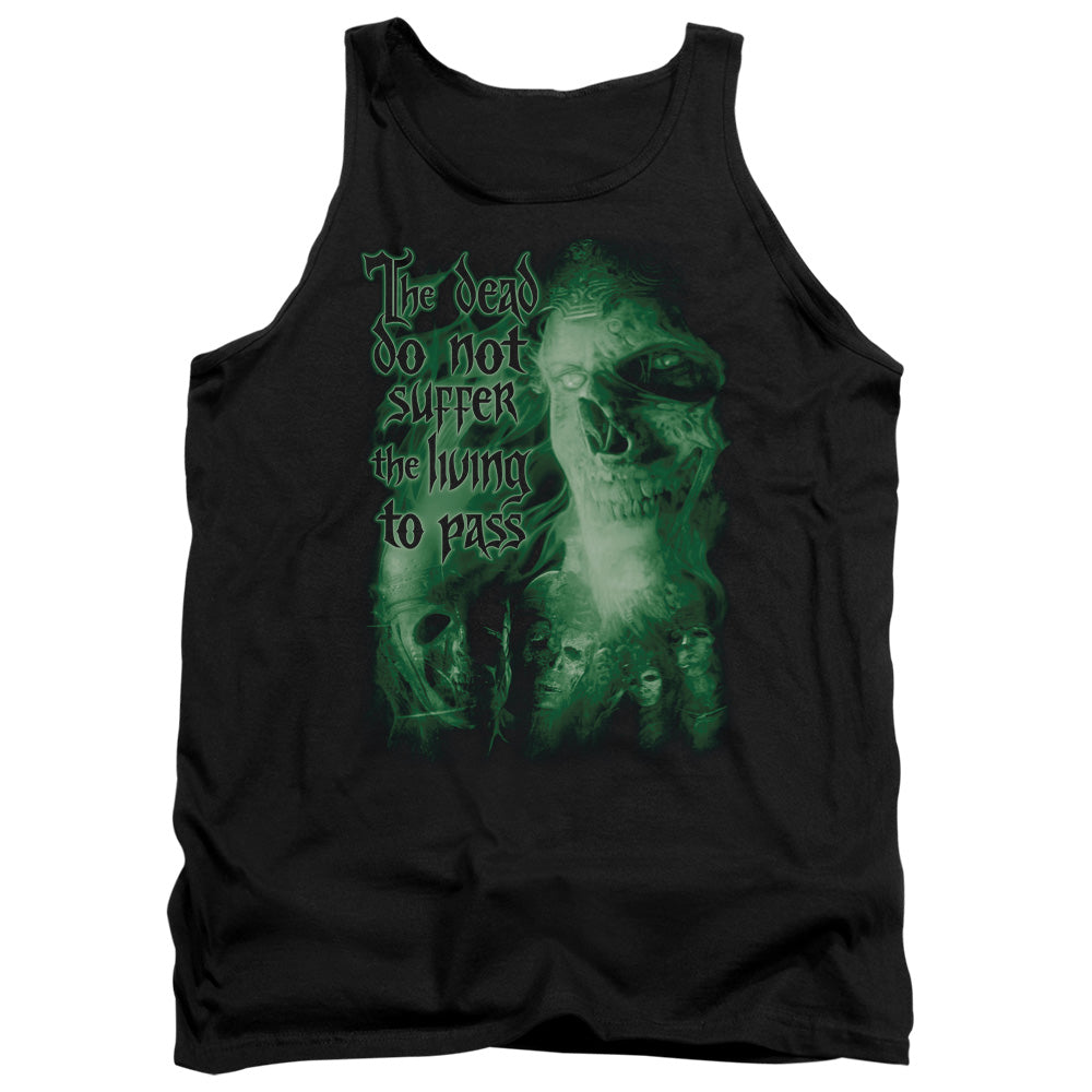 AN OFFCIALLY LICENSED LOR KING OF THE DEAD ADULT UNISEX TANK TOP BLACK