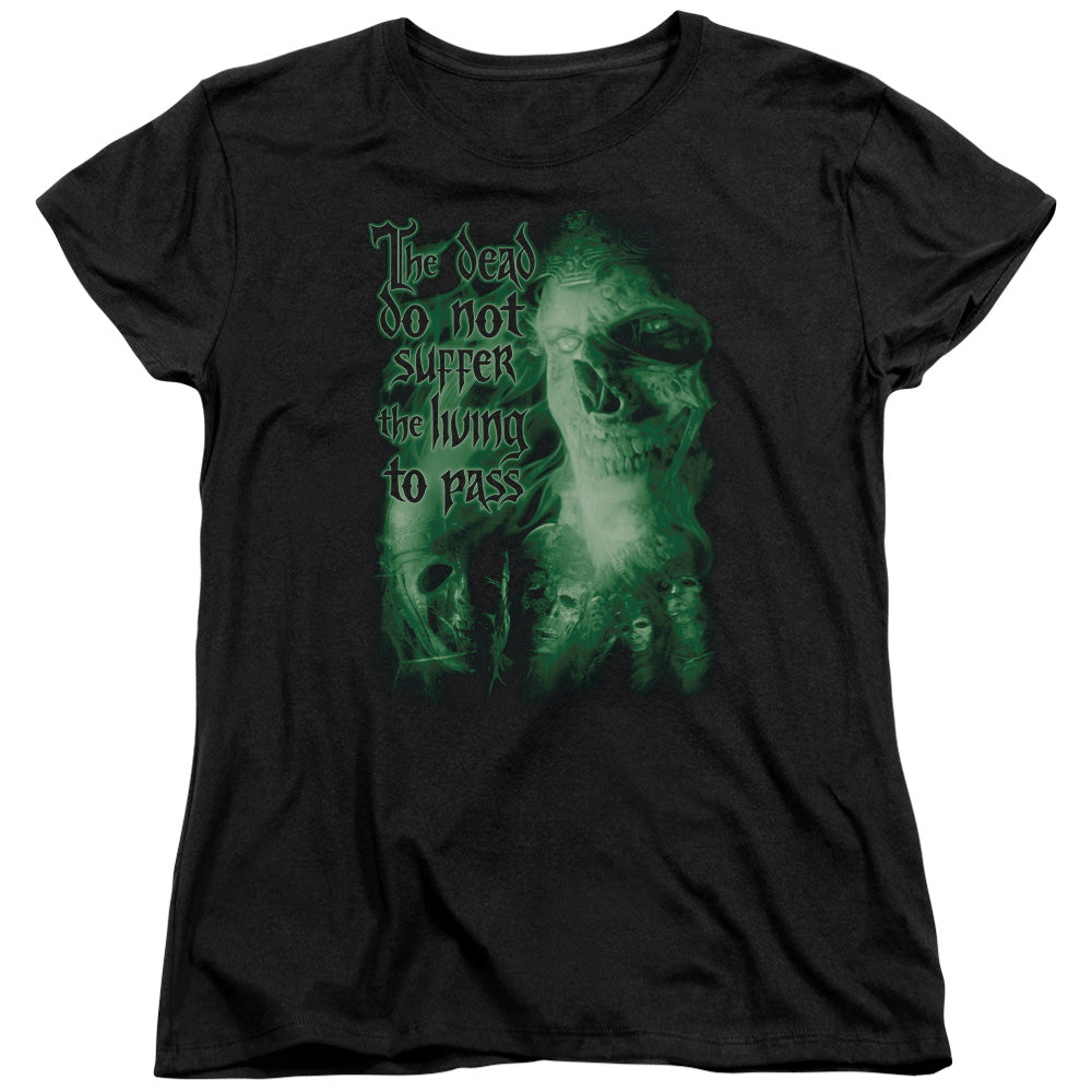 AN OFFCIALLY LICENSED LOR KING OF THE DEAD WOMEN'S REGULAR FIT T-SHIRT BLACK