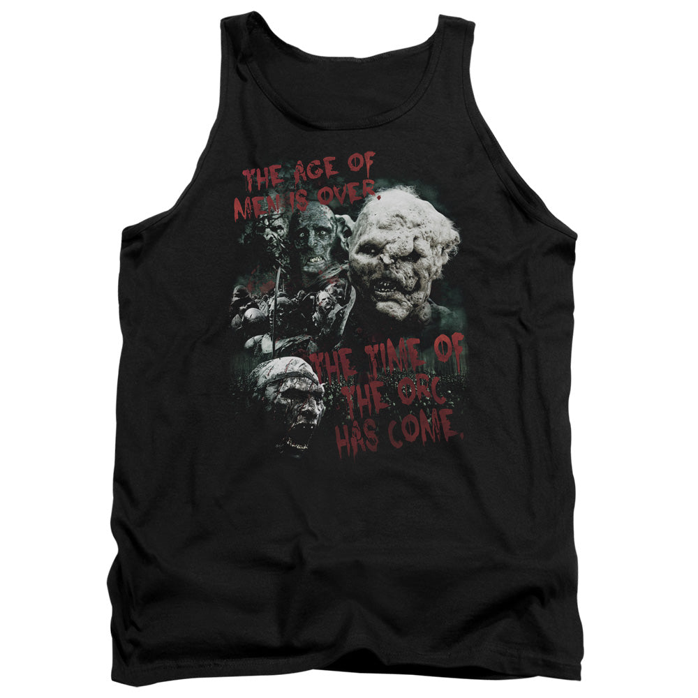 AN OFFCIALLY LICENSED LOR TIME OF THE ORC ADULT UNISEX TANK TOP BLACK