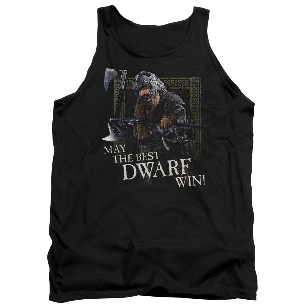 AN OFFCIALLY LICENSED LOR THE BEST DWARF ADULT UNISEX TANK TOP BLACK