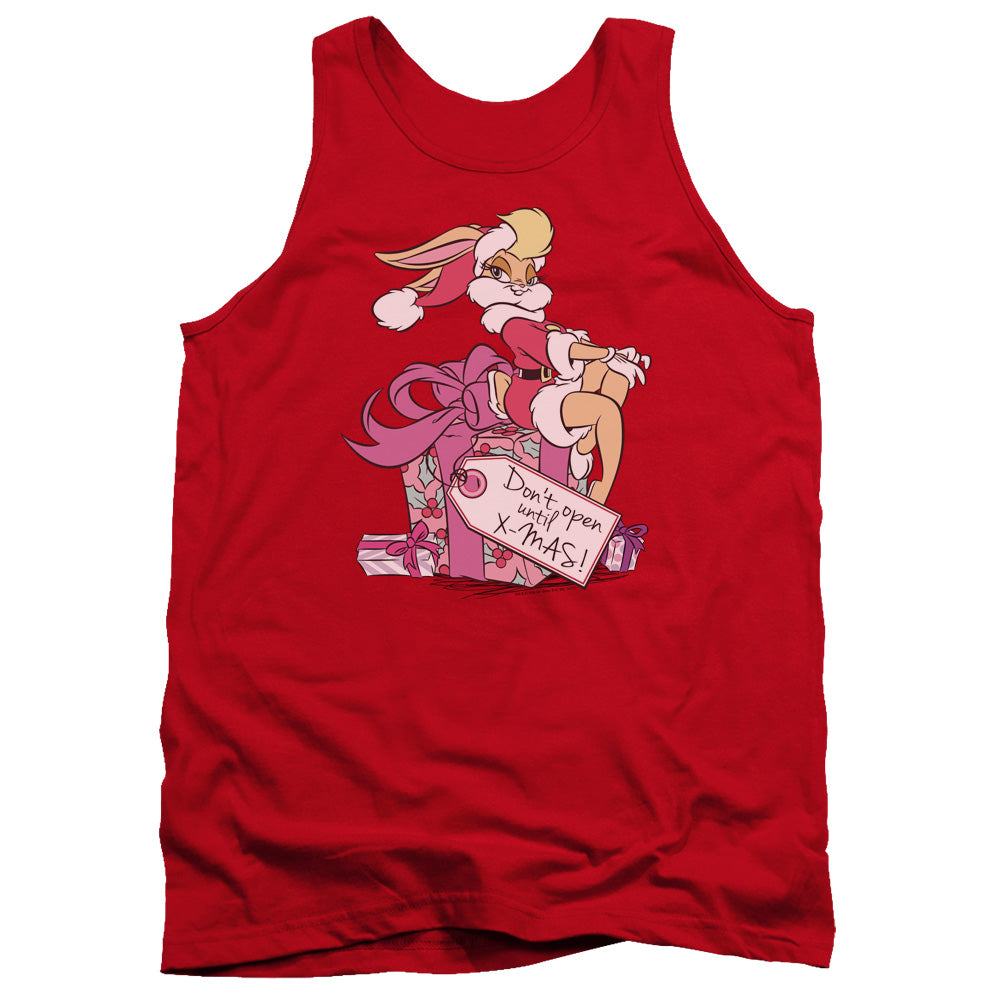 AN OFFCIALLY LICENSED LOONEY TUNES LOLA PRESENT ADULT UNISEX TANK TOP RED