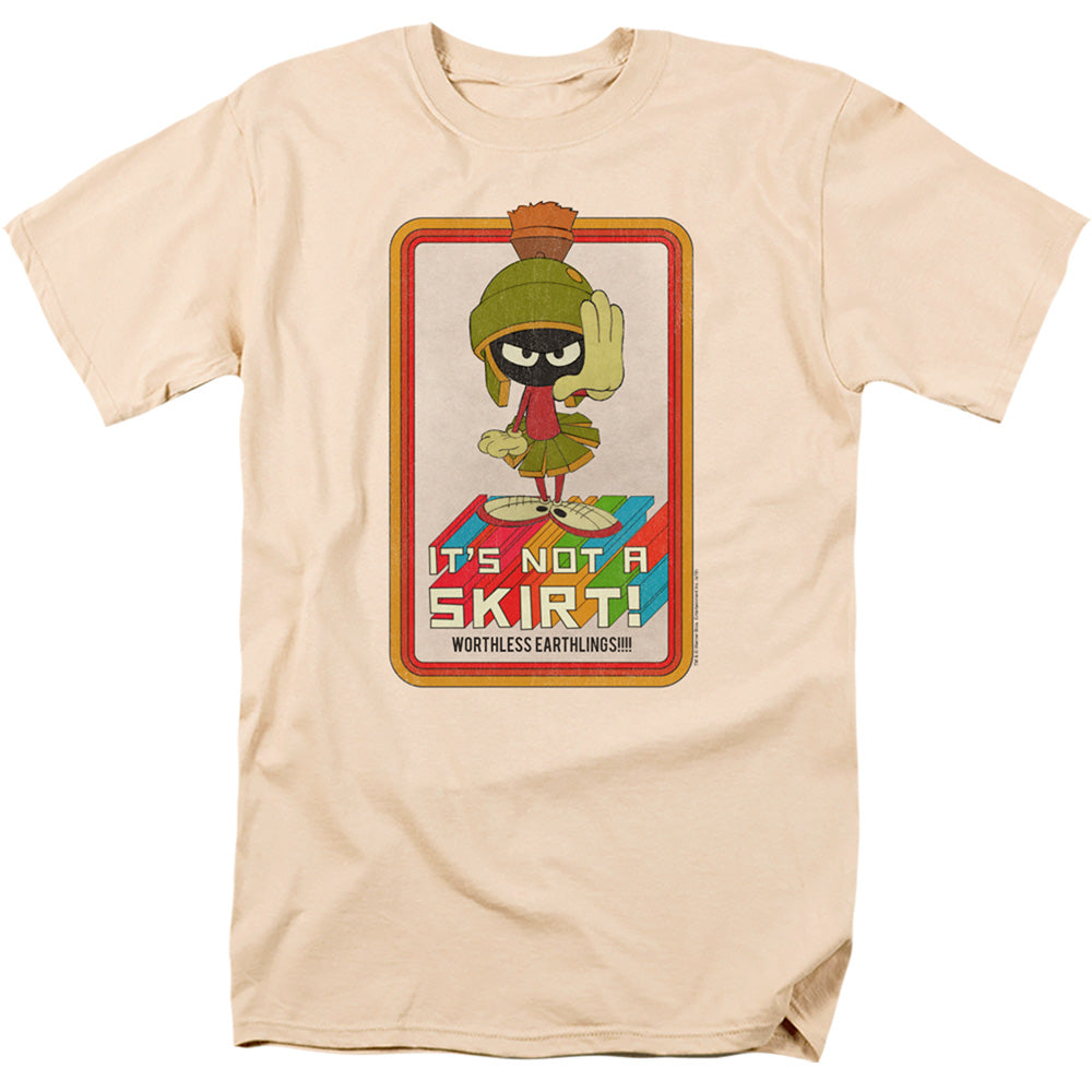 AN OFFCIALLY LICENSED LOONEY TUNES NOT A SKIRT MEN'S REGULAR FIT T-SHIRT CREAM