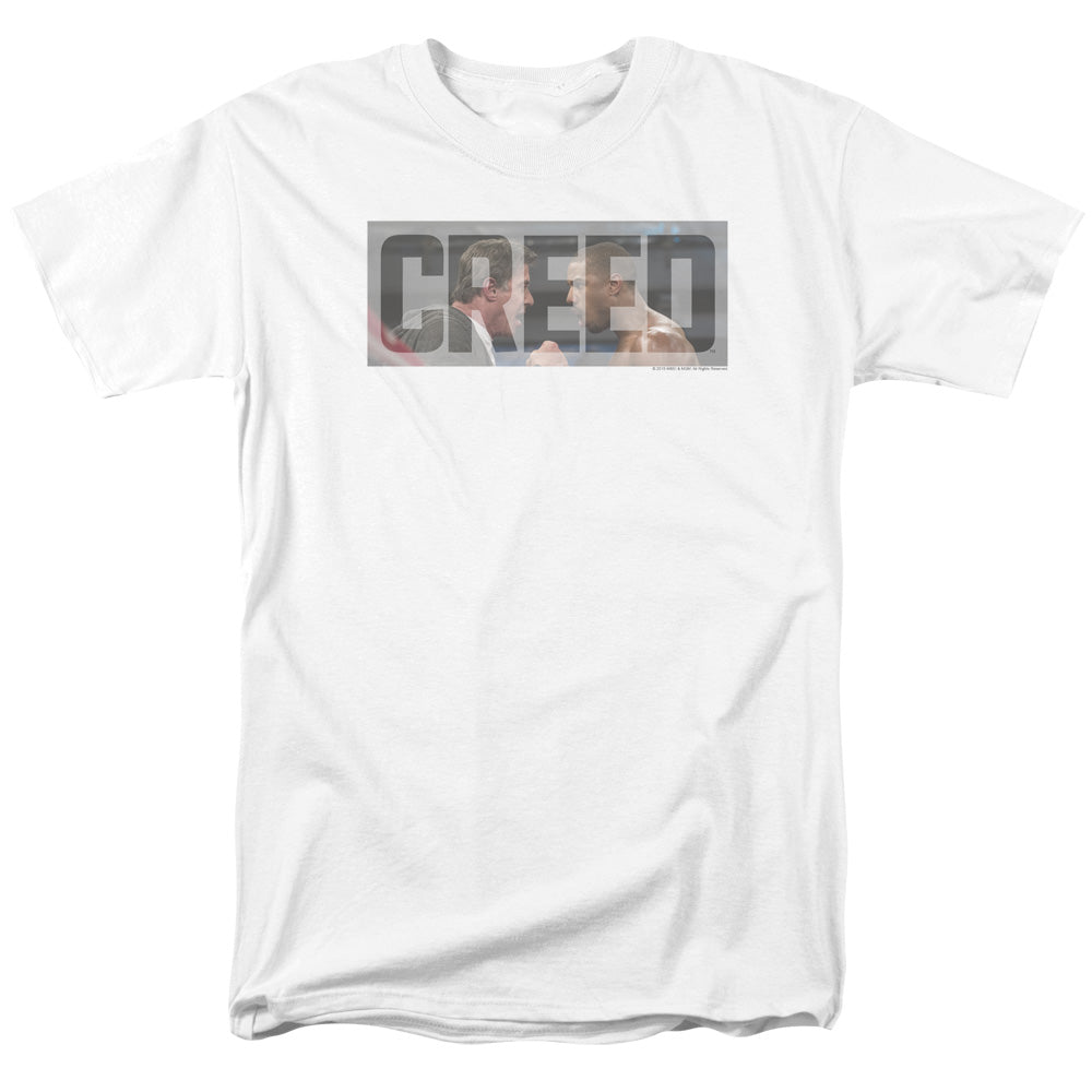 AN OFFCIALLY LICENSED CREED PEP TALK MEN'S REGULAR FIT T-SHIRT WHITE