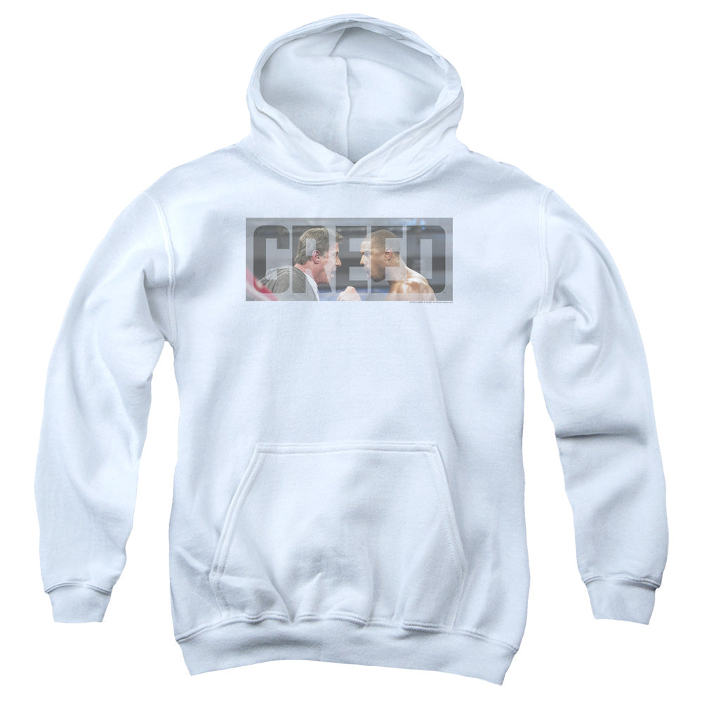 AN OFFCIALLY LICENSED CREED PEP TALK YOUTH HOODIE WHITE