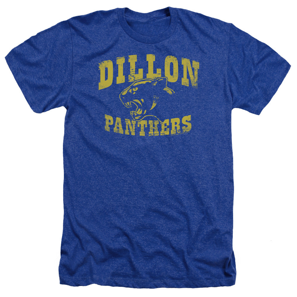 AN OFFCIALLY LICENSED FRIDAY NIGHT LIGHTS PANTHERS MEN'S HEATHER T-SHIRT ROYAL