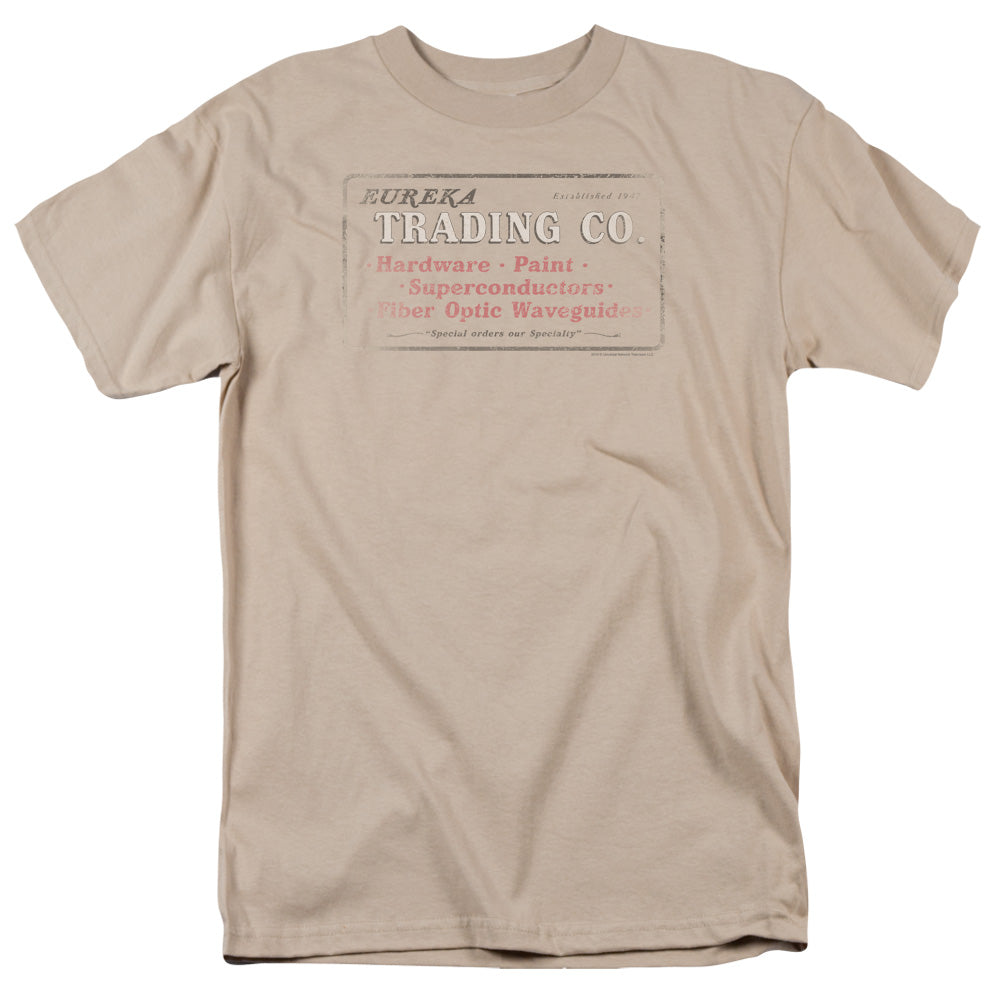 AN OFFCIALLY LICENSED EUREKA TRADING MEN'S REGULAR FIT T-SHIRT SAND