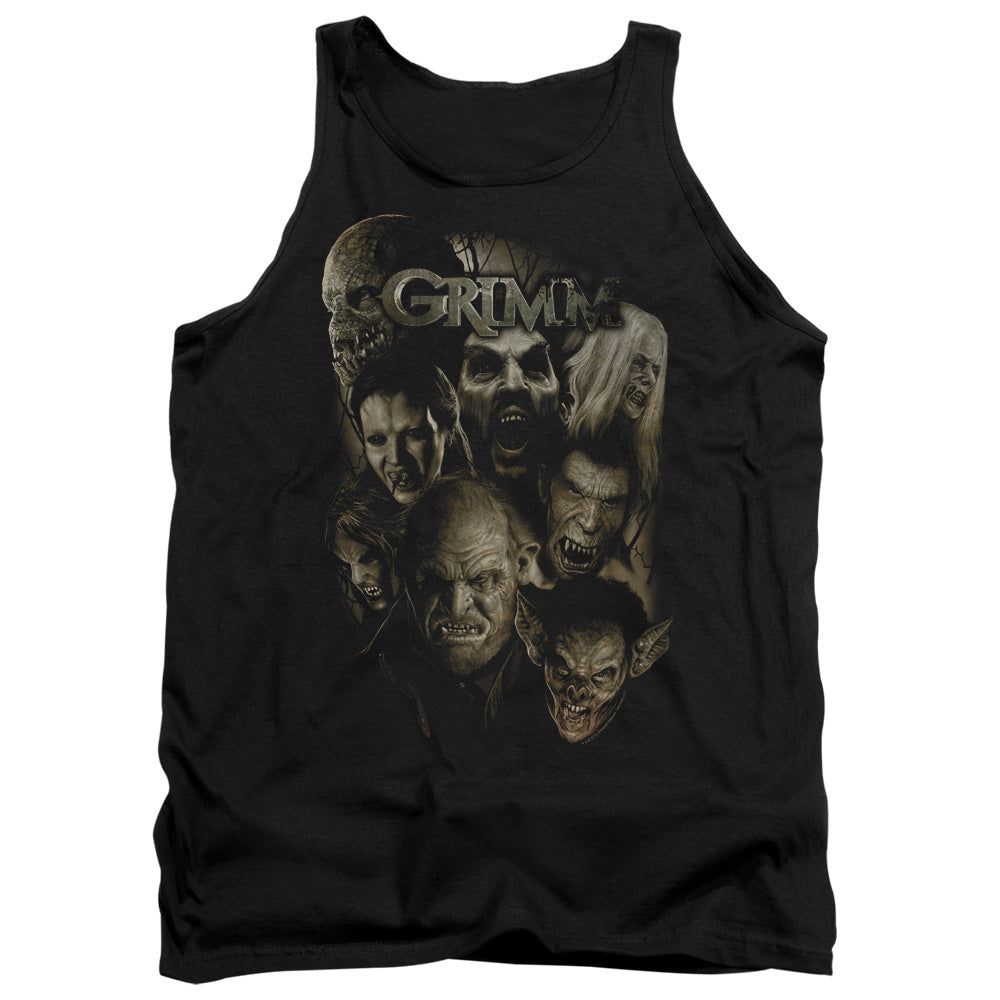 AN OFFCIALLY LICENSED GRIMM WESEN ADULT UNISEX TANK TOP BLACK