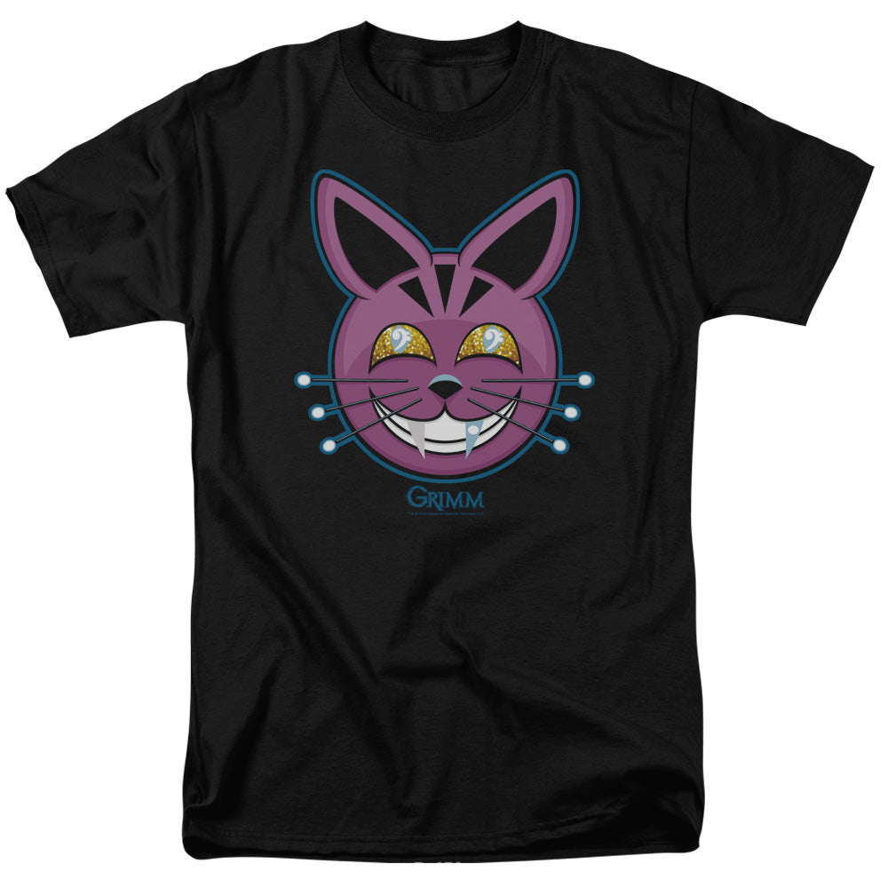 AN OFFCIALLY LICENSED GRIMM RETCHID KAT MEN'S REGULAR FIT T-SHIRT BLACK