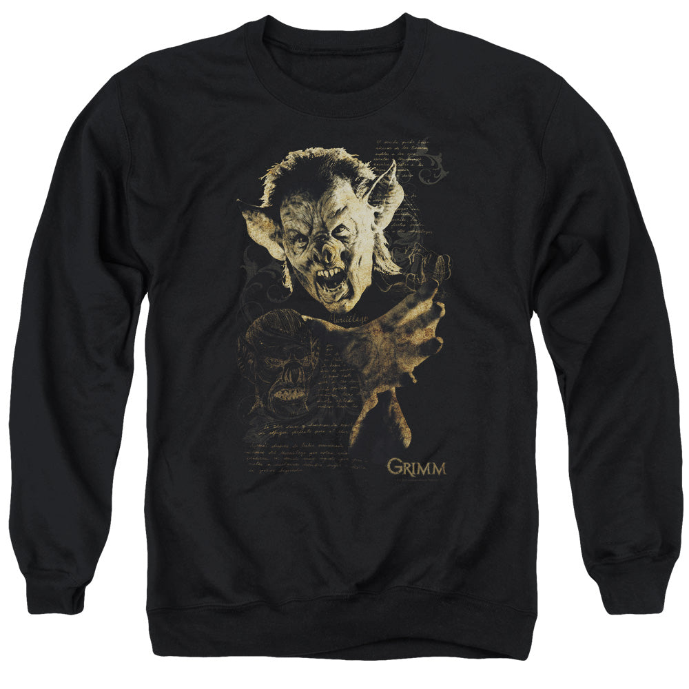 AN OFFCIALLY LICENSED GRIMM MURCIELAGO ADULT UNISEX CREWNECK SWEATSHIRT BLACK