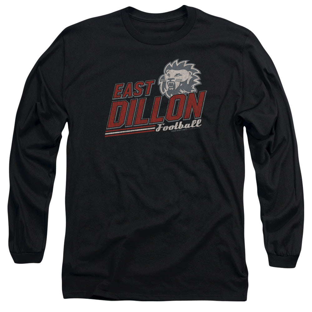 AN OFFCIALLY LICENSED FRIDAY NIGHT LIGHTS ATHLETIC LIONS MEN'S LONG SLEEVE T-SHIRT BLACK