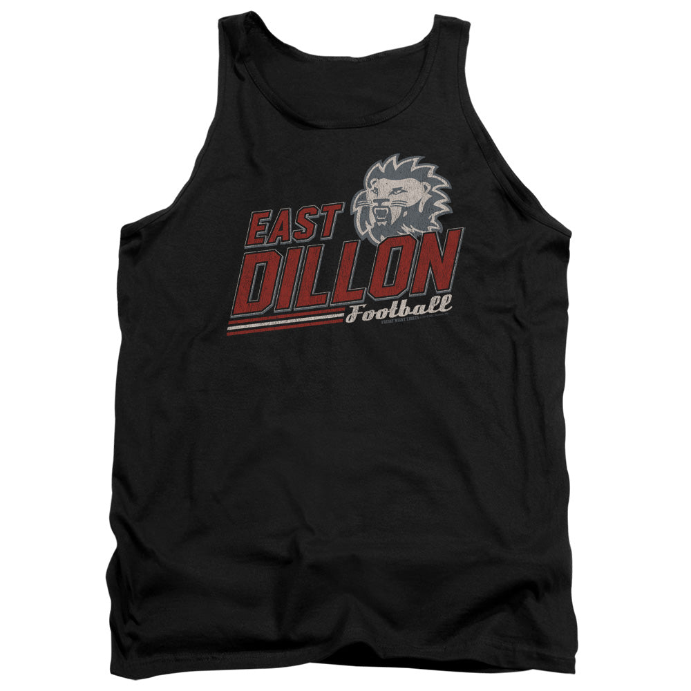 AN OFFCIALLY LICENSED FRIDAY NIGHT LIGHTS ATHLETIC LIONS ADULT UNISEX TANK TOP BLACK