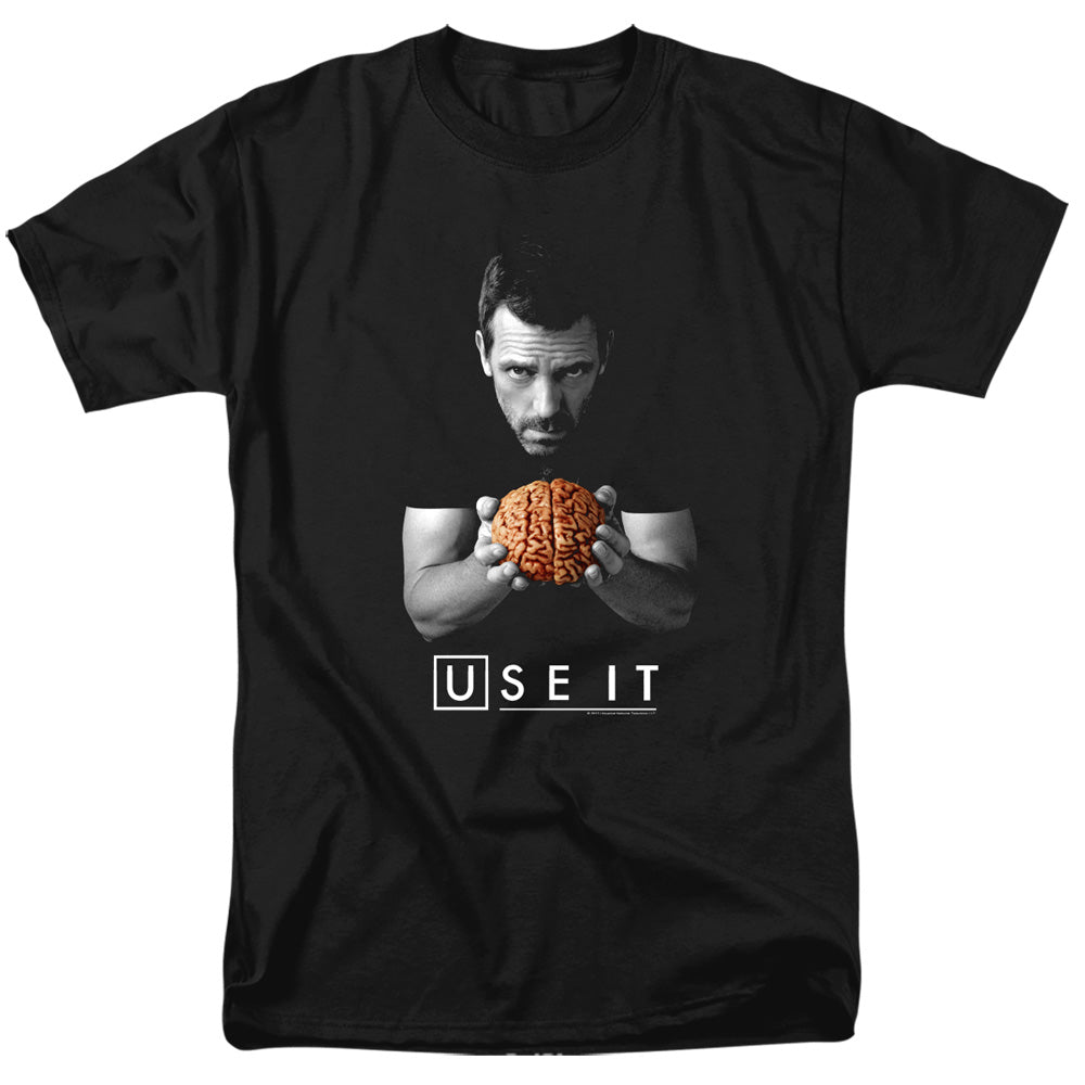AN OFFCIALLY LICENSED HOUSE USE IT MEN'S REGULAR FIT T-SHIRT BLACK