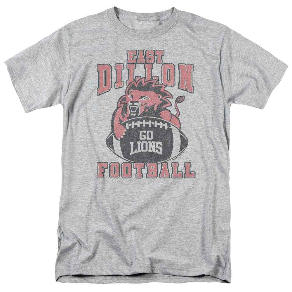 AN OFFCIALLY LICENSED FRIDAY NIGHT LIGHTS GO LIONS MEN'S REGULAR FIT T-SHIRT ATHLETIC HEATHER