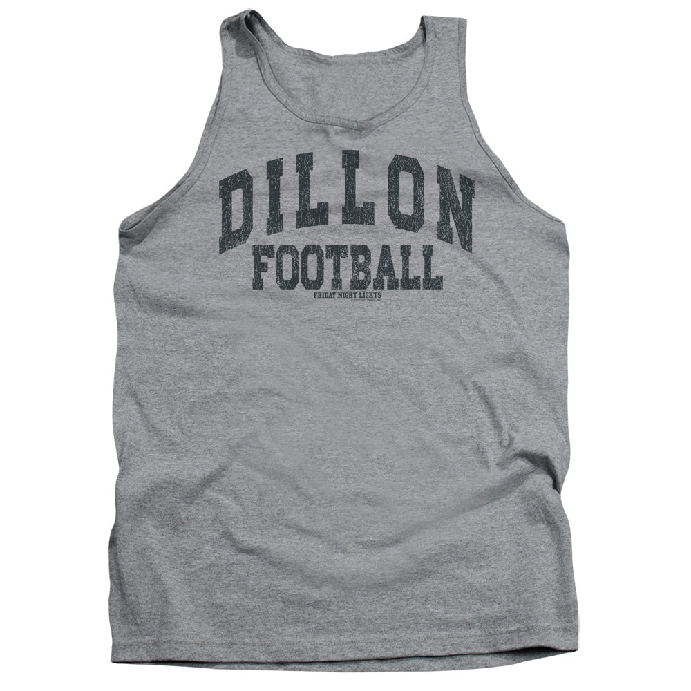 AN OFFCIALLY LICENSED FRIDAY NIGHT LIGHTS DILLION ARCH ADULT UNISEX TANK TOP ATHLETIC HEATHER