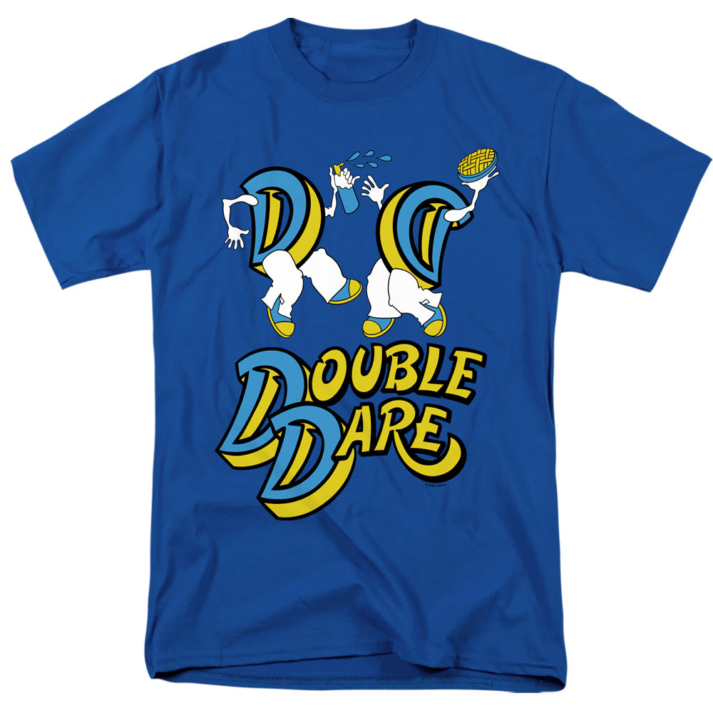 AN OFFCIALLY LICENSED DOUBLE DARE VINTAGE DOUBLE DARE LOGO MEN'S REGULAR FIT T-SHIRT ROYAL