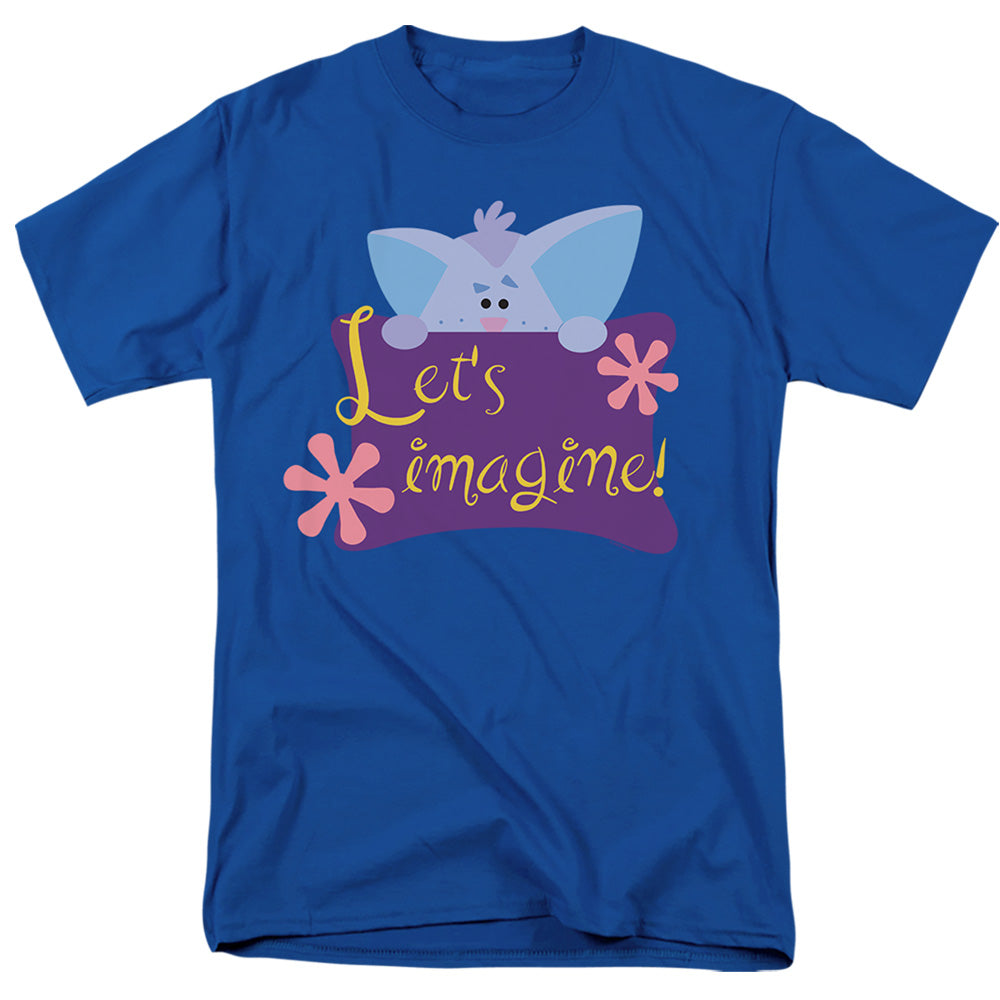 AN OFFCIALLY LICENSED BLUE’S CLUES (CLASSIC) LET’S IMAGINE! MEN'S REGULAR FIT T-SHIRT ROYAL