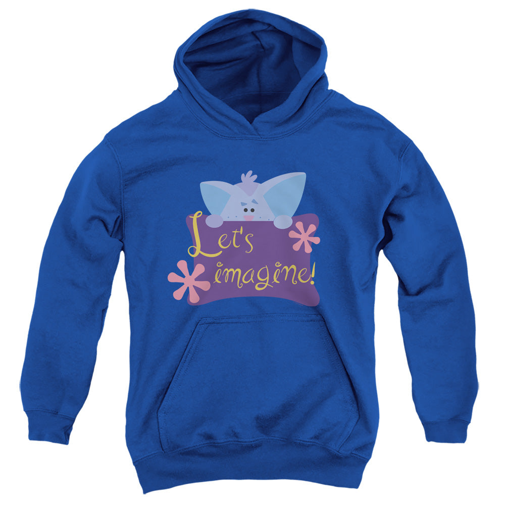 AN OFFCIALLY LICENSED BLUE’S CLUES (CLASSIC) LET’S IMAGINE! YOUTH HOODIE ROYAL