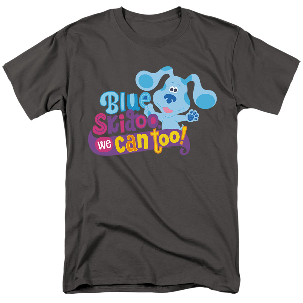 AN OFFCIALLY LICENSED BLUES CLUES & YOU WE CAN TOO! MEN'S REGULAR FIT T-SHIRT CHARCOAL