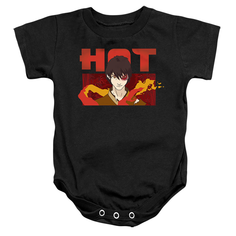 AN OFFCIALLY LICENSED AVATAR THE LAST AIRBENDER HOT ZUKO BABY BODYSUIT BLACK