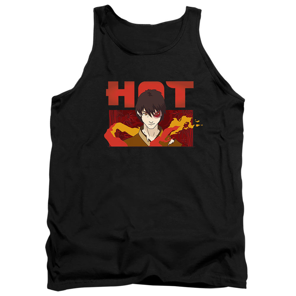 AN OFFCIALLY LICENSED AVATAR THE LAST AIRBENDER HOT ZUKO ADULT UNISEX TANK TOP BLACK