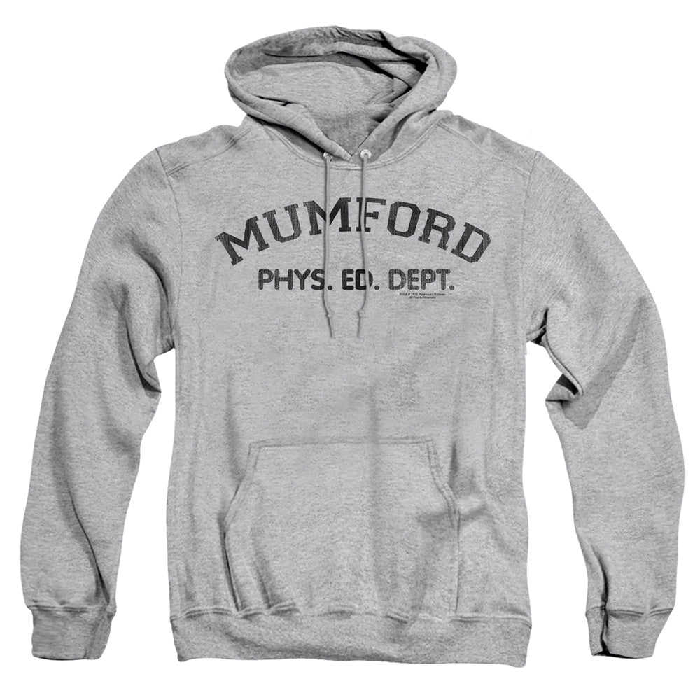 AN OFFCIALLY LICENSED BEVERLY HILLS COP MUMFORD ADULT UNISEX PULLOVER HOODIE ATHLETIC HEATHER