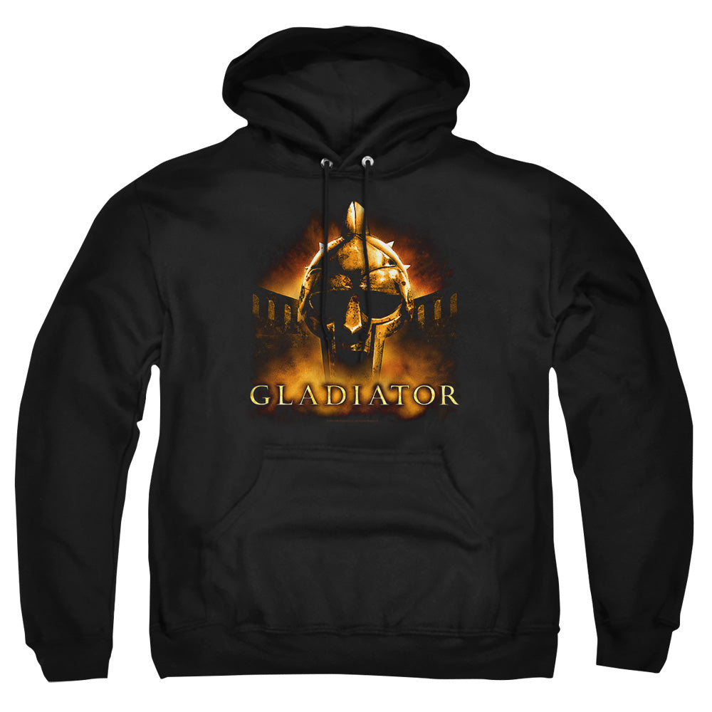 AN OFFCIALLY LICENSED GLADIATOR MY NAME IS ADULT UNISEX PULLOVER HOODIE BLACK