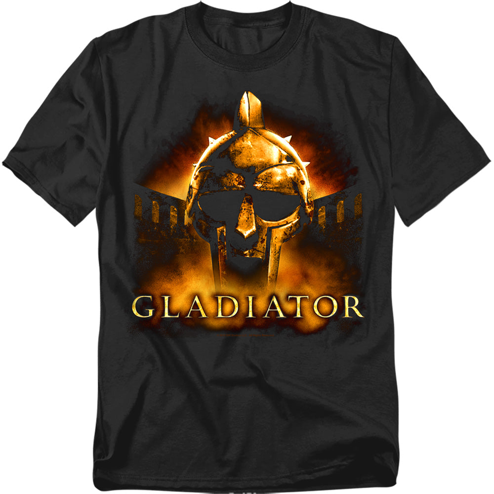 AN OFFCIALLY LICENSED GLADIATOR MY NAME IS MEN'S REGULAR FIT T-SHIRT BLACK