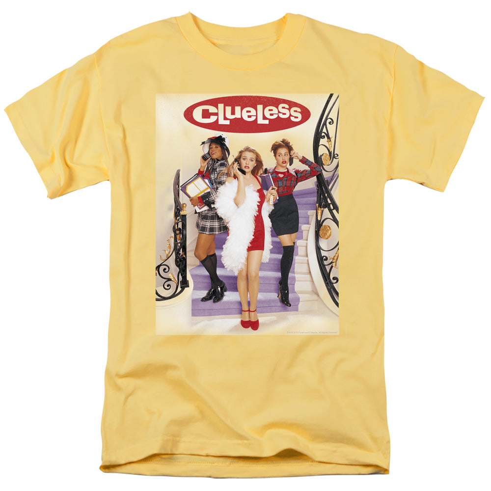 AN OFFCIALLY LICENSED CLUELESS CLUELESS POSTER MEN'S REGULAR FIT T-SHIRT BANANA