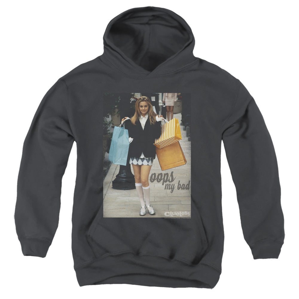 AN OFFCIALLY LICENSED CLUELESS OOPS MY BAD YOUTH HOODIE BLACK