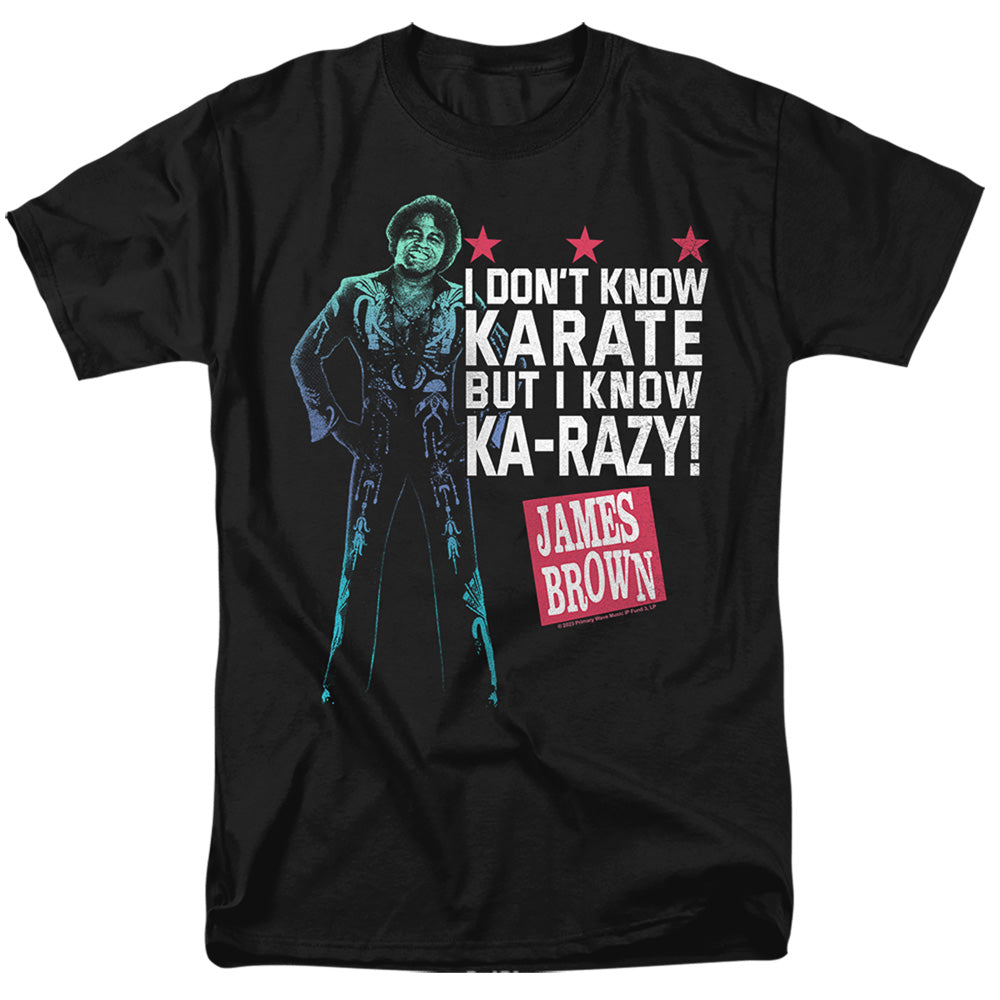 AN OFFCIALLY LICENSED I DON'T KNOW KARATE I DON'T KNOW KARATE MEN'S REGULAR FIT T-SHIRT BLACK
