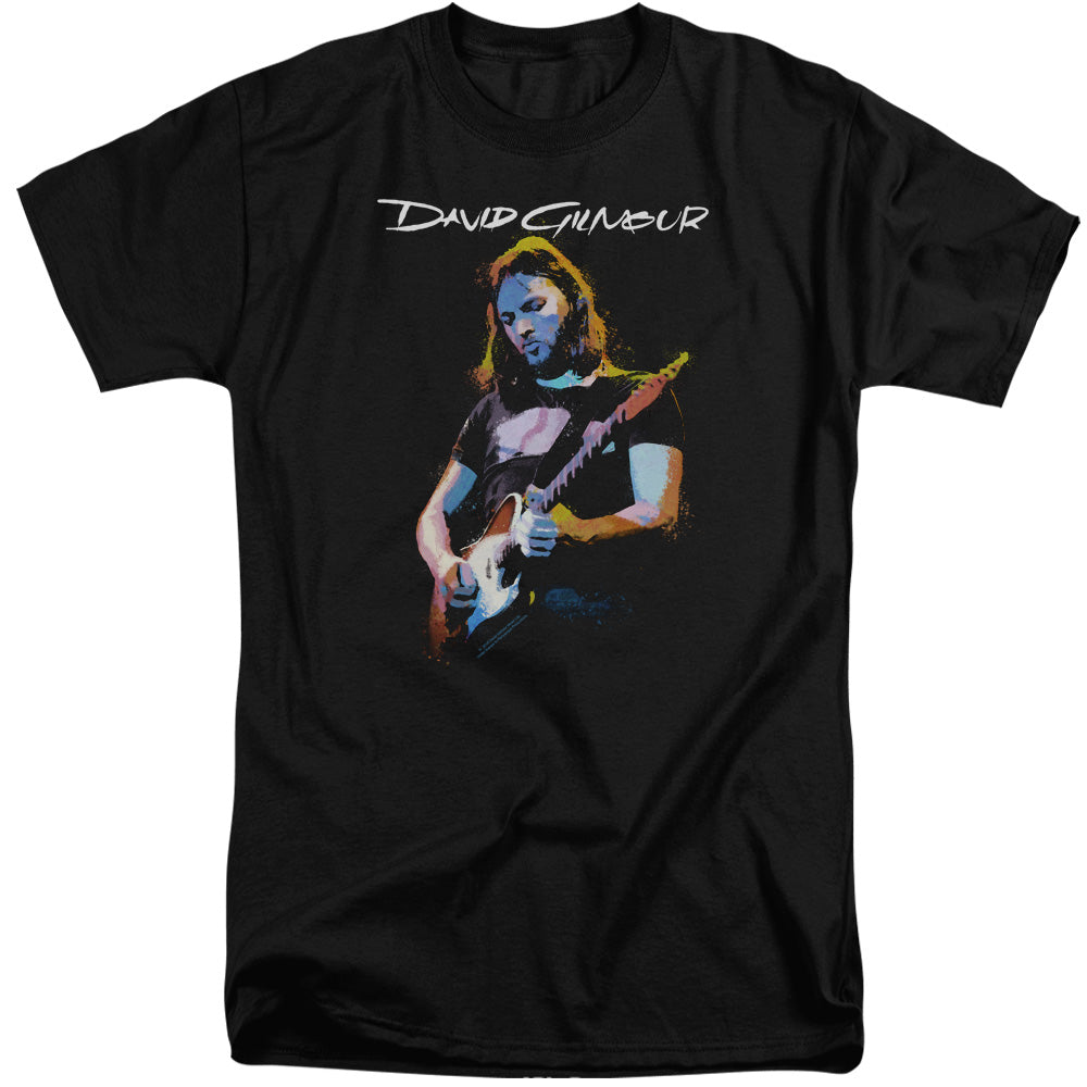 AN OFFCIALLY LICENSED DAVID GILMOUR GUITAR GILMOUR MEN'S TALL FIT T-SHIRT BLACK