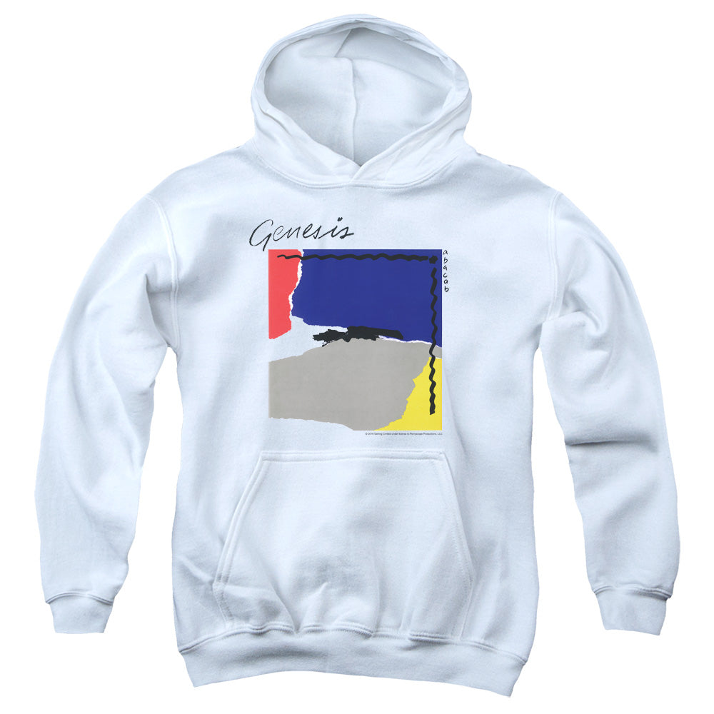 AN OFFCIALLY LICENSED GENESIS ABACAB YOUTH HOODIE WHITE