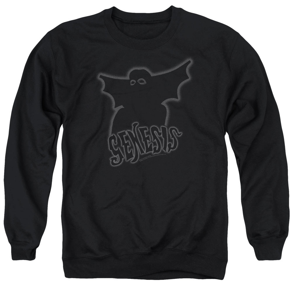 AN OFFCIALLY LICENSED GENESIS WATCHER OF THE SKIES ADULT UNISEX CREWNECK SWEATSHIRT BLACK