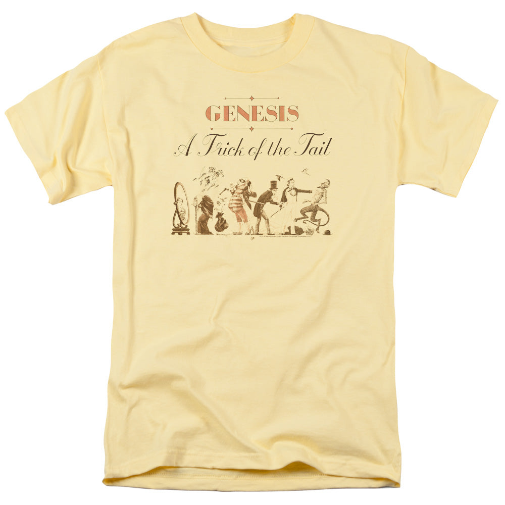 AN OFFCIALLY LICENSED GENESIS TRICK OF THE TAIL MEN'S REGULAR FIT T-SHIRT BANANA